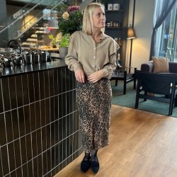 Nederdel Leo denim - str S-L