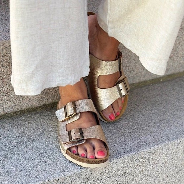 sandal panna metallic skind str. 36-41