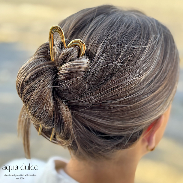 Hrpind HEART vandfast 18kt. forgyldt