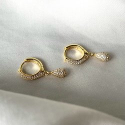 Hoops PAV Forgyldt Slv