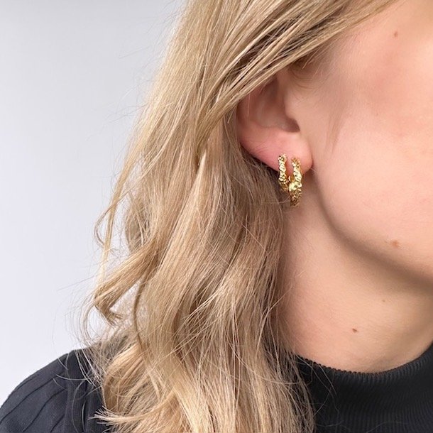 Hoops MILA 20mm Forgyldt Slv