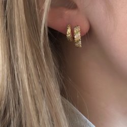 Hoops BLUSH 16 mm Forgyldt slv