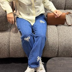 Straight Jeans BOW str. 34-42