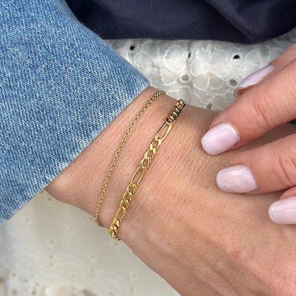 Andie chunky armbnd forgyldt slv