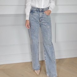 Mom jeans straight leg simili str xs-xl