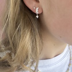 �restikker PRETTY PEARL ONE Sterling S�lv