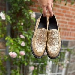 Loafers CPHS LOAFER glitter GULD str. 36-41