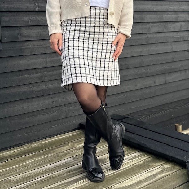 Nederdel TWEED str. XS-S