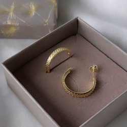 restik creoler ISABEL 20 mm Forgyldt Slv