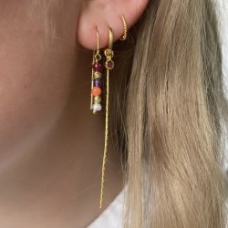 retrd COW - koral forgyldt slv