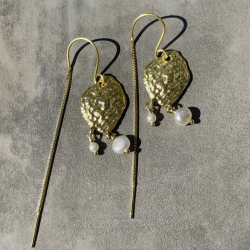 BIBBIE perle retrde forgyldt slv