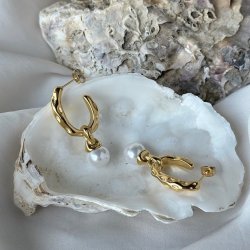 restik creoler RUFFEL LAGOON vandfast 18 kt. forgyldt