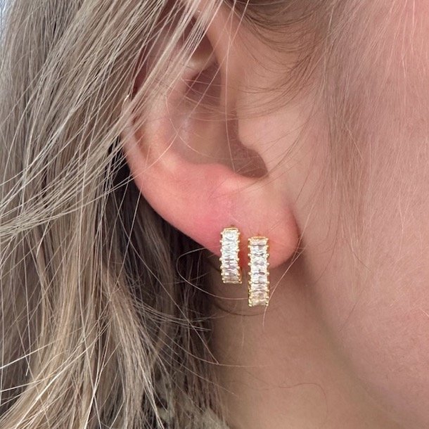 Hoops Philina 12 mm forgyldt Slv