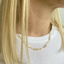 Halskde Mila chain forgyldt