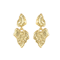 restikker Isla heart forgyldt slv