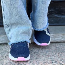 Sneakers ACTIVE Navy/pink str. 36-41