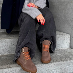 Stvle THE REAL WALK sand ruskind str. 36-41