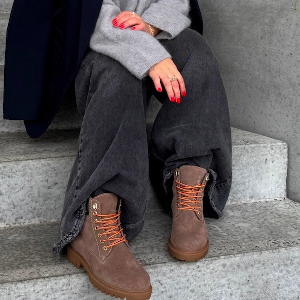 Stvle THE REAL WALK sand ruskind str. 36-41