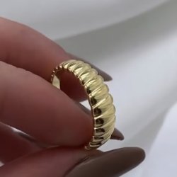 Fingerring SUKI forgyldt slv