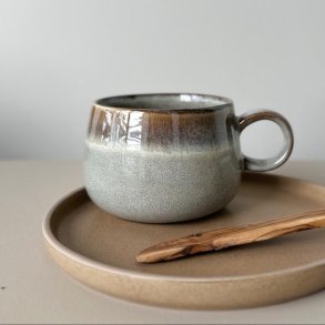 Selma Krus, keramik, gr/brun