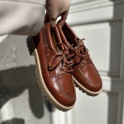 Sejler sko The Walk skind cognac str 36-41