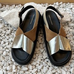 Sandal NEW STRONGER GOLD/SAFARI skind str. 40