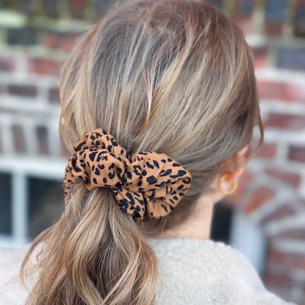 Scrunchie leopard