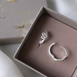 HOOPS SNAKE 15mm Sterling Slv