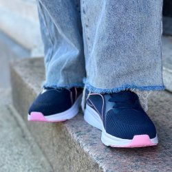 Sneakers ACTIVE Navy/pink str. 36-41