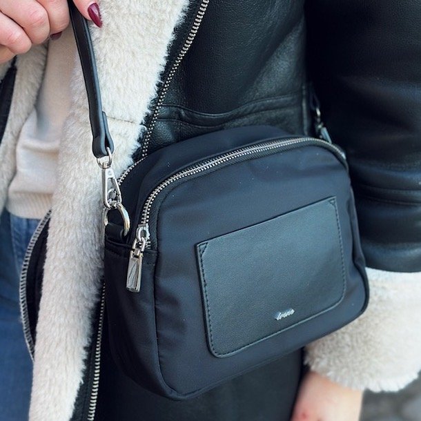 Nylon taske med 2 rum