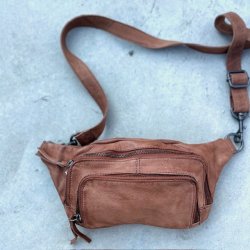 Bltetaske washed skind