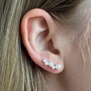 Up the ear BUBBELS sterling slv