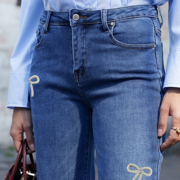 Straight Jeans BOW str. 34-42