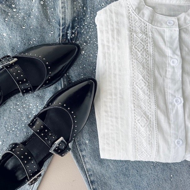 Loafer CLOSE TO YOU Sort skind str 37-41