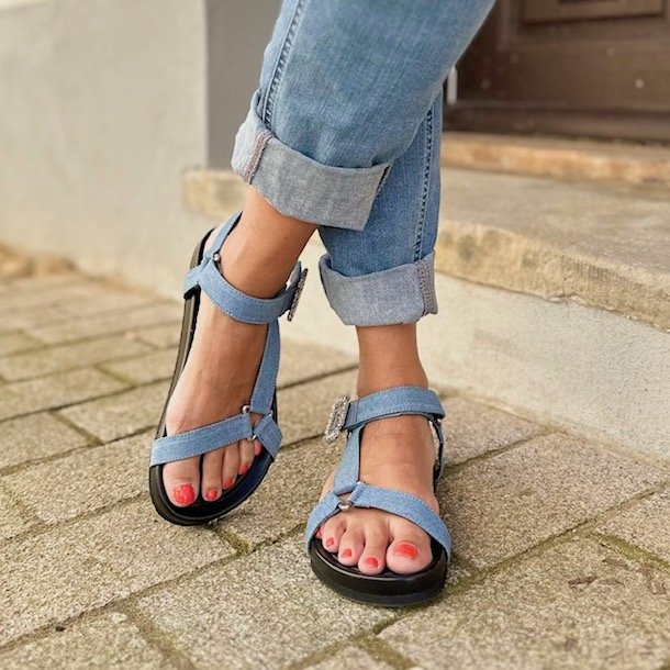 Sandal SIMILI AND DIAMONDS Denim str. 37-41