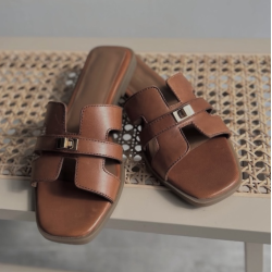 Sandal WOMEN'S WORLD Cognac skind 