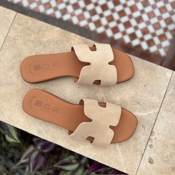 Slip in sandal chic BEIGE ruskind