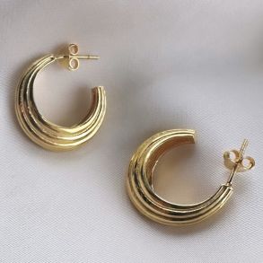 restik creoler SUE 20 mm Forgyldt Slv