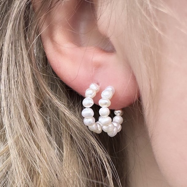 restikker PRETTY PEARL 15 mm Sterling Slv