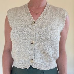 Cropped vest glimmer str. XS-M