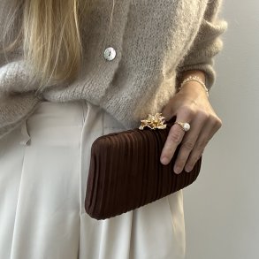 Aftentaske brown rose