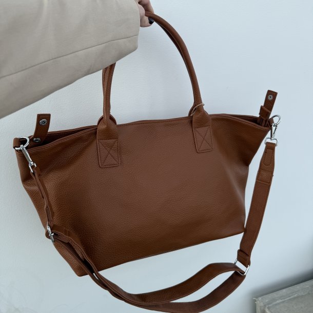 Shopper med crossbody rem