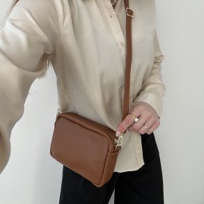 Crossbody Silje skind