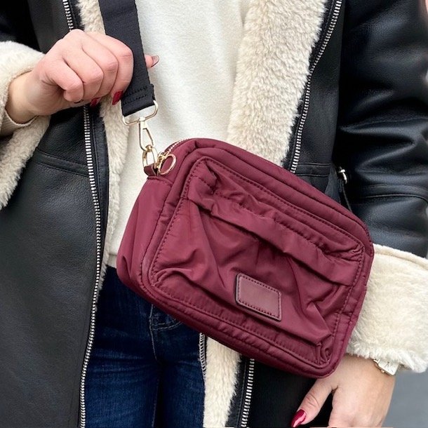 Crossbody fall color nylon
