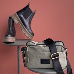 Crossbody nylon mat soft