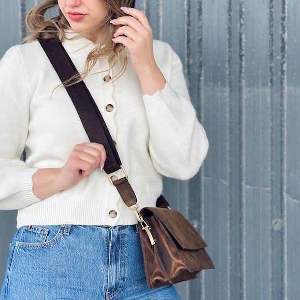 Dolly Hunter Crossbody skind