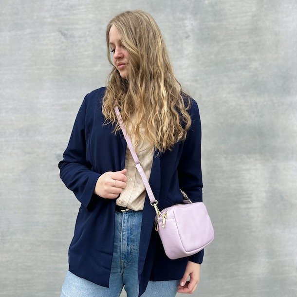 Crossbody sofia skind guld