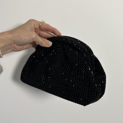 Aftentaske sort all that glitters