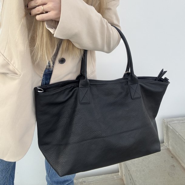 Shopper med crossbody rem