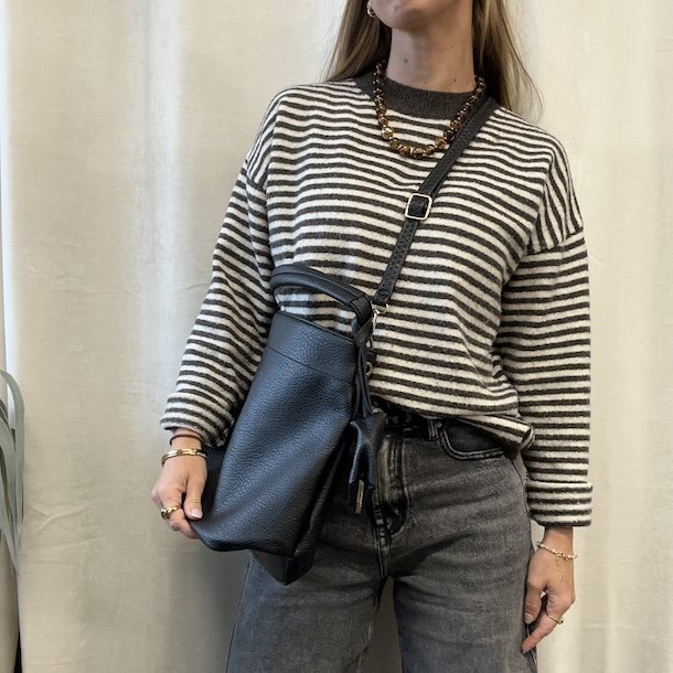 Skuldertaske med crossbody rem